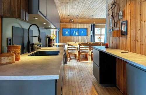Orkdal House | Mountain cabin with private dock by Søvatnet