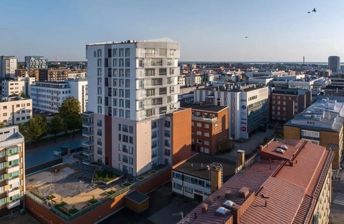 Oulu Apartment | New 2BR Apt with Sauna & Stunning Views