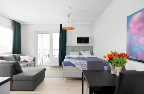 Espoo Apartment | New 2BR design home with sauna Espoo Park