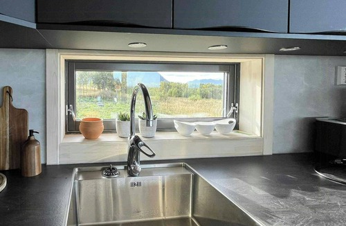 Andoy House | Newly built cabin on Andøya with northern lights