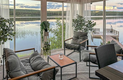 Lycksele House | Nice home in Lycksele with house sea view