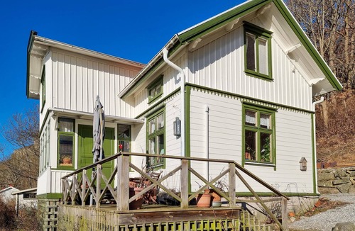 Nosund House | Nice home in Nösund with house sea view