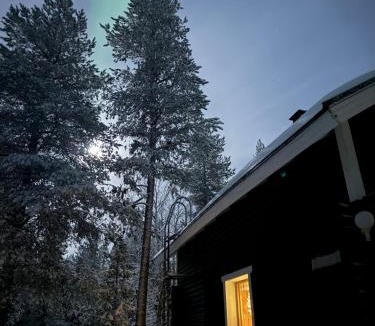 Kittila Ski Chalet | Northern Light Villa Ylläs with a Jacuzzi