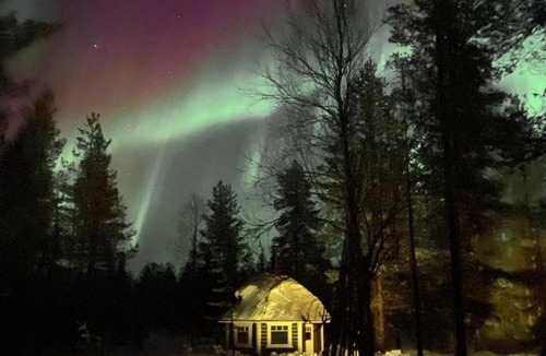 Kittila Ski Chalet | Northern Light Villa Ylläs with a Jacuzzi