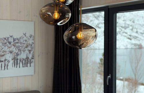 Koppangen House | Northern lights cabin in Lyngen Alps by fjord