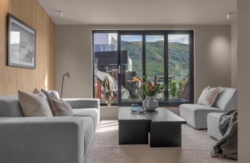 Tromso Apartment | Northstay - The Loft l City Center Deluxe Apartment l Balcony, City, Ocean & Mountain Views