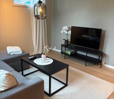 Kvaløysletta Apartment | Nyoppusset sokkelleilighet med bra bussforbindelser