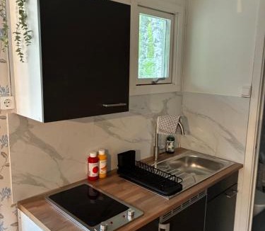 Jarlasa House | Nyrenoverad stuga mellan två sjöar