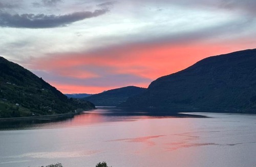 Olden House | Olden house fjord and sunset