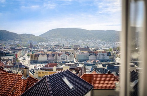 Bergen City Centre Condo | On Top Of The City | 400m To Bryggen And Fløibanen