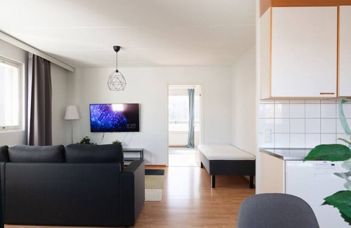 Etelainen District Apartment | One-bedroom 66m2 apartment with sauna and parking