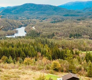 Sveio House | Panoramic Cabin With Forest And Mountain Views