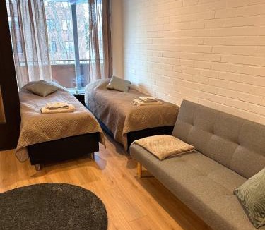 Seinajoki Apartment | Pieni yksiö keskustassa omalla sisäänkäynnillä