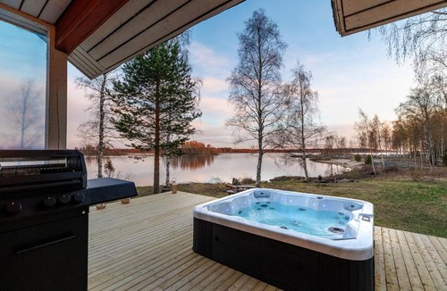 Oulu Villa | Private beach, hot tub and oceanfront villa