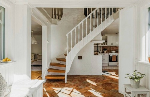 Lerdala House | Relaxing villa with fireplace and private stream