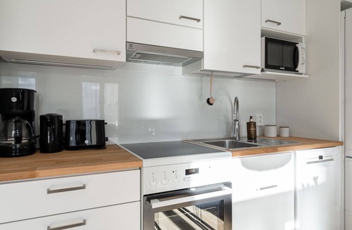 Tampere Apartment | Renovated 1BR at Main Square | Sauna & Parking