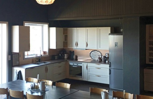 Reistad House | Renovated chapel with fjord views in Vågstranda