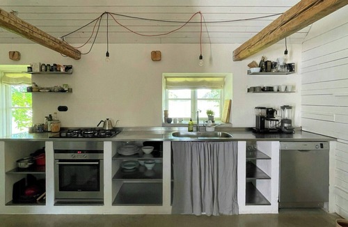 Skane-Tranas House | Renovated Scanian farmhouse with two studios