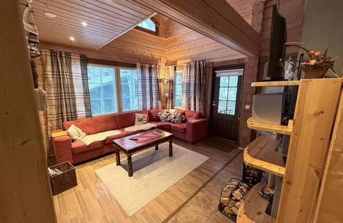 Rukatunturi Cabin | Rukasoihtu A | 2BR Cabin with Sauna & Fireplace