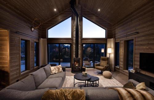 Kviteseid Resort | Saga Hytte 6p With Sauna Hot Tub Water View