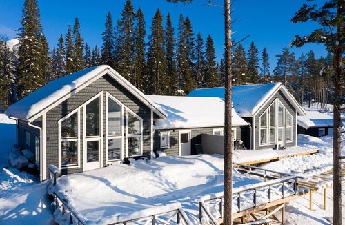 Lofsdalen Cabin | Sauna | Engine heater outlet | Terrace