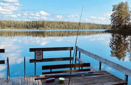 Tingsryd Ski Chalet | Scenic cottage in the Småland forest with proximity to a lake