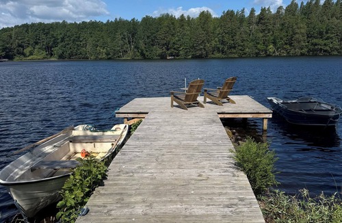 Hjorted House | Schönes Haus mit Privatem Zugang zum See Hjorten Zwischen Vimmerby und Västervik