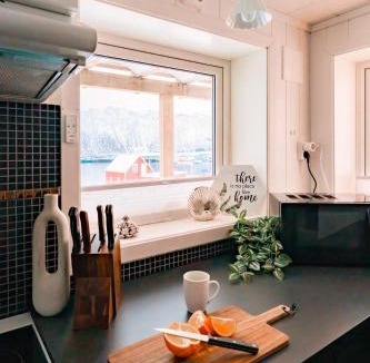 Botnhamn Apartment | Sea & Aurora Views, New 1BR near Segla-Hesten