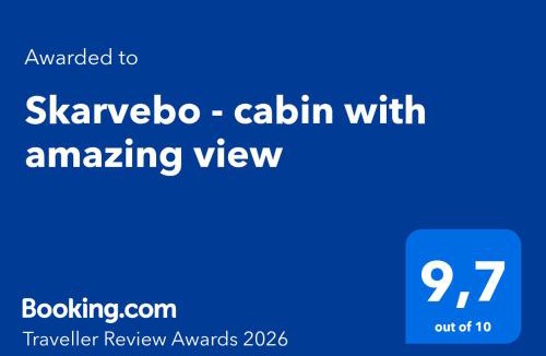 Al House | Skarvebo - cabin with amazing view