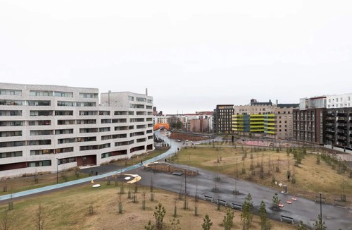 Etelainen District Apartment | SleepWell next to West Terminal, Sauna, Parking 35