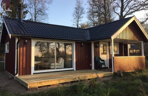Softestorp House | Small dream house with a clear view of the lake, incl. Rowboat at Tingsryd