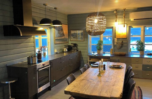 Bostad House | Soulful and unique villa by shore in Lofoten