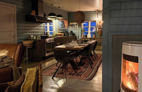 Bostad House | Soulful and unique villa by shore in Lofoten