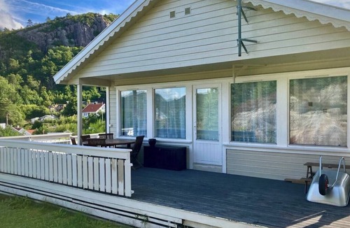 Spangereid Cabin | Southern Norway Cabin with Private Beach and Boat