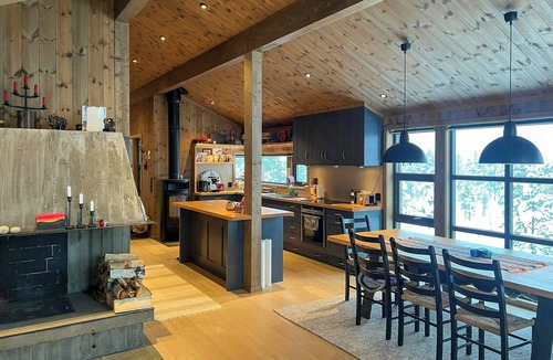 Atra House | Split cabin for two families near Hardangervidda