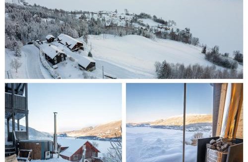 Skeikampen Villa | Stamp and sauna! Small farm with fantastic view!