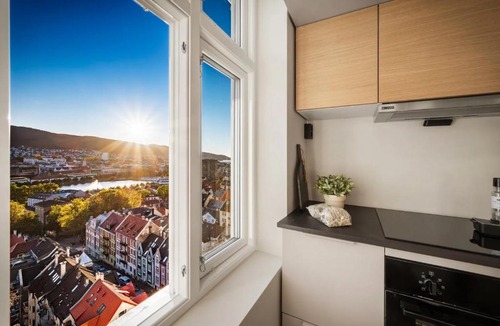 Sentrum Apartment | Stay Panorama - Best view in Bergen l Studio