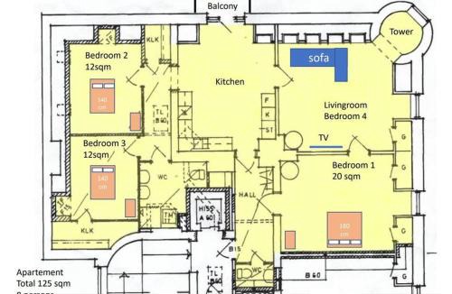 Norrkoping Apartment | Stor lägenhet för familj eller företag