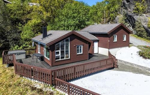 Hervik House | Stunning Home In Nedstrand With Sauna