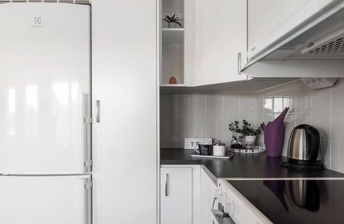 Skarholmen Apartment | Stylish Sätra Apartment with Balcony Near Metro