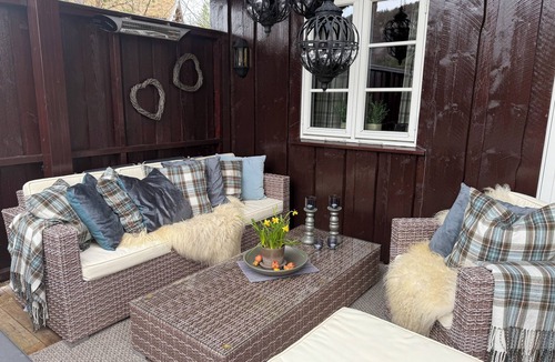 Treungen Cabin | Sunny cabin at Gautefall