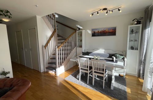 Enkoping Municipality House | Terraced house, with a garden. Spacoius, and eight sleeping splaces.