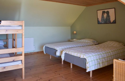 Glemminge House | The renovated cottage on a round yard with beautiful views of the open countryside just outside the