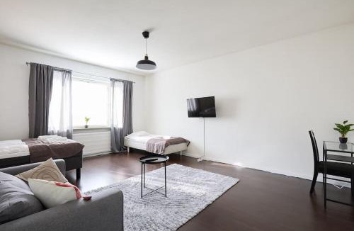 Turku Apartment | Tilava yksiö Port Arthurissa, iso keittiö