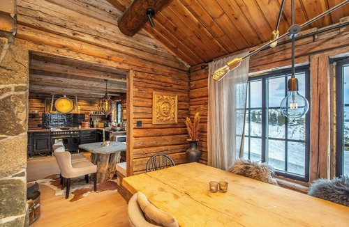 Rollag House | Timber cabin with stone fireplace and fell views