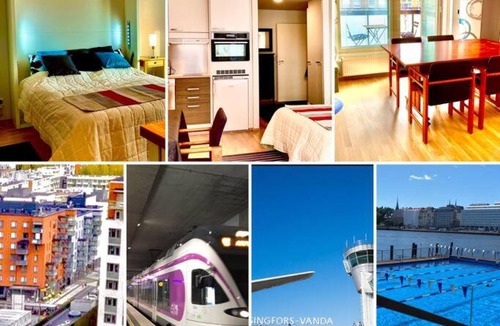 Vantaa Apartment | To LuxStudio KARNEOLI From Helsinki Airport 6 min, to City 27min, Free Parking in Kivistö