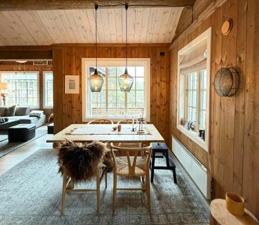 Treungen House | Traditional Log Cabin Near Treungen