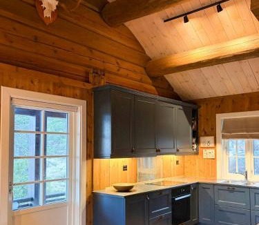Treungen House | Traditional Log Cabin Near Treungen