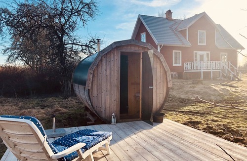 Fagerhult House | Traditional Swedish Wood House with Sauna and Goat Yard