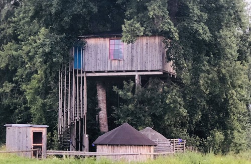 Avesta House | Treehouse Magpies Nest with bubble pool